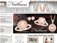 Tablet Screenshot of nathansjewelersma.com